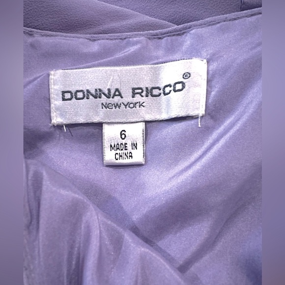 Beautiful Donna Ricco Halter Marilyn Monroe Style Aline Lavender Dress - Picture 6 of 6